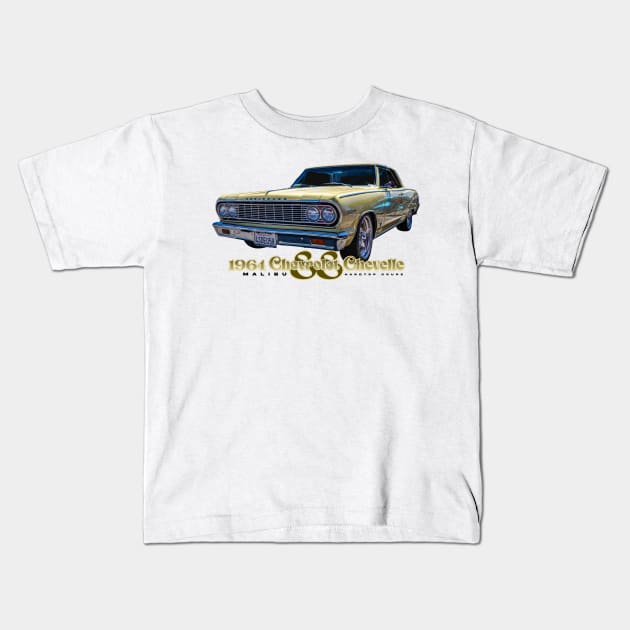 1964 Chevrolet Chevelle Malibu SS Hardtop Coupe Kids T-Shirt by Gestalt Imagery